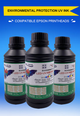 Printing Smoothly UV Printer Ink Bright Color Uv Led Printing Ink For Epson Printhead