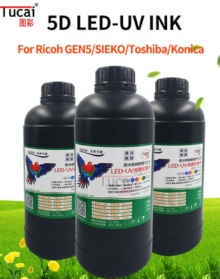 1000ML Uv Led Ink For RICOH G4 G5 KONICA TOSHIBA Printhead
