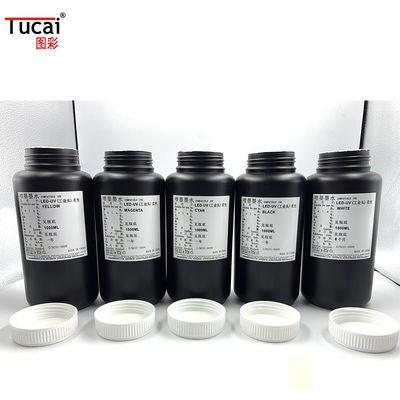 Low Smell Soft UV Printer Ink Strong Adhesion Ink Jet Ink For Konica Industrial Printhe