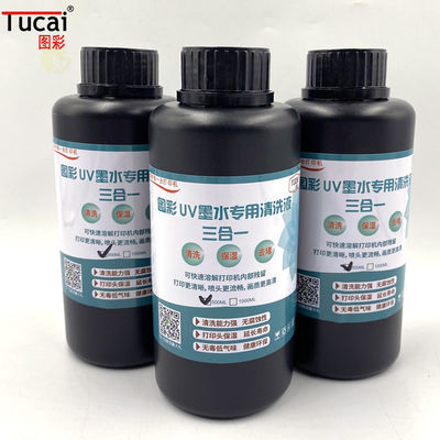 Printing Head UV Ink Cleaning Solution Liquid LED UV Ink For Epson KONICA  Ricoh