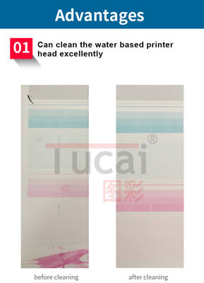 Printing Head UV Ink Cleaning Solution Liquid LED UV Ink For Epson KONICA  Ricoh