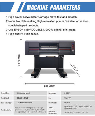Epson I3200 4720 Digital UV Printer Dtf Label Printer Machine