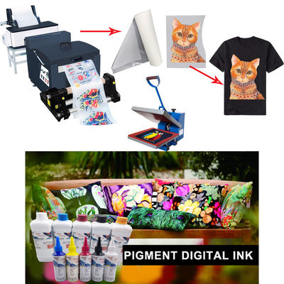DTF Waterbased Pigment Ink Digital Pigment Heat Press Print Ink PET Film Printing White Ink