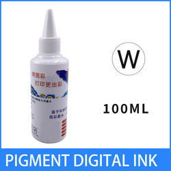 DTF Waterbased Pigment Ink Digital Pigment Heat Press Print Ink PET Film Printing White Ink
