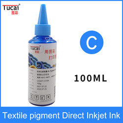 1000ML DTG Pigment Ink White Textile Garment Fabric Printer Ink For Epson Dx6 Dx7 Dx9
