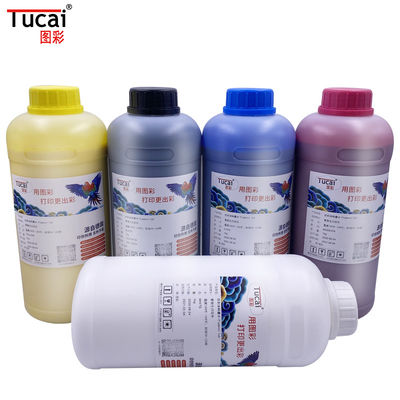 Digital Printing DTG Ink 1000ml Textile Ink For Epson R1800 R1900 F2000 1390 Printers