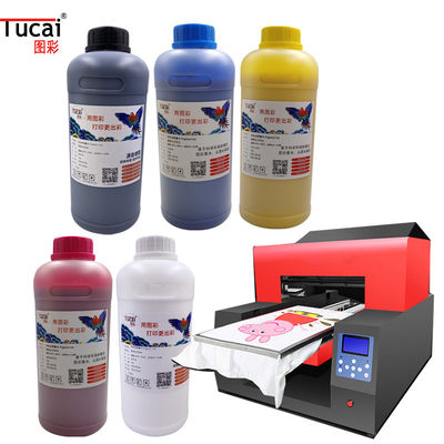 Digital Printing DTG Ink 1000ml Textile Ink For Epson R1800 R1900 F2000 1390 Printers