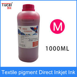 Digital Printing DTG Ink 1000ml Textile Ink For Epson R1800 R1900 F2000 1390 Printers