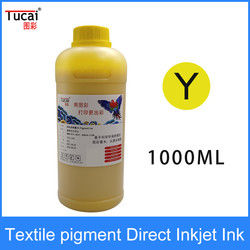 Digital Printing DTG Ink 1000ml Textile Ink For Epson R1800 R1900 F2000 1390 Printers