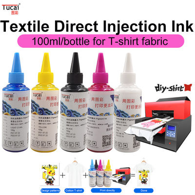 Digital Printing DTG Ink To Garment Printer 100ML 1000ml Textile Ink