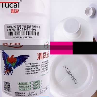1000 Ml/Bottle Solvent Ink Cleaning Solution Water Based Cleaning Liquid For Epson DX5 DX6