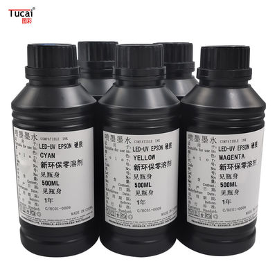 High quality and good price LED UV ink for Epson DX5 DX7 DX10 XP600 TX800 4720 1390 1800for mobile phone case/glass