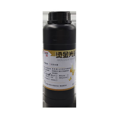 Resistant To Bending And Friction UV Bronzing Varnish For Epson Series Printhead