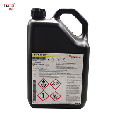 4L AGFA G2 One Pass Black Labelling Printing Ink For Label Printer / Ricoh Kyocera Printhaed