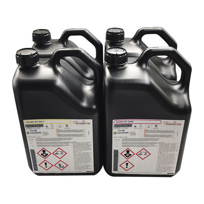 4L AGFA G2 One Pass Black Labelling Printing Ink For Label Printer / Ricoh Kyocera Printhaed