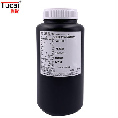 Bright Color Refill UV Printer Ink Durable Directly Printing On Polyacrylic For RICOH G5