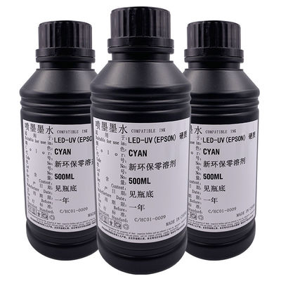 500ML Uv Led Ink Uv Curable Ink For EPSON DX5DX7TX800XP600 Printhead